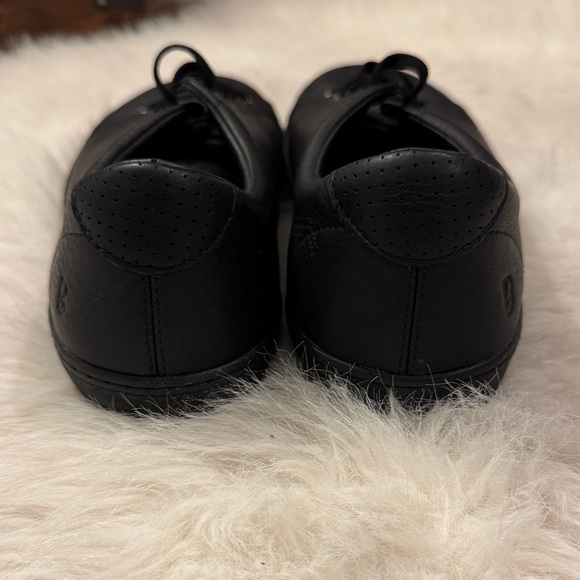 Birchbury  Bramford Men's Black Leather Sneakers Size 11 1/2 pre-owned. - Picture 6 of 10